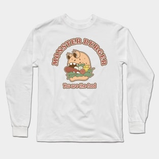 Monster Burger Long Sleeve T-Shirt